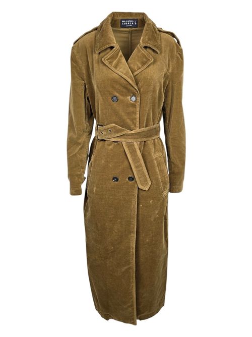trench donna in velluto cammello Red Capsule by Cigala | RCFW25085-TVS26137